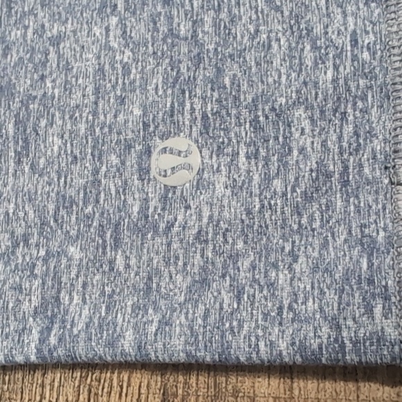 Lululemon Surge Warm 1/2 Zip Pullover Hoodie Size Large In Heathered Gray & Blue - Picture 7 of 10
